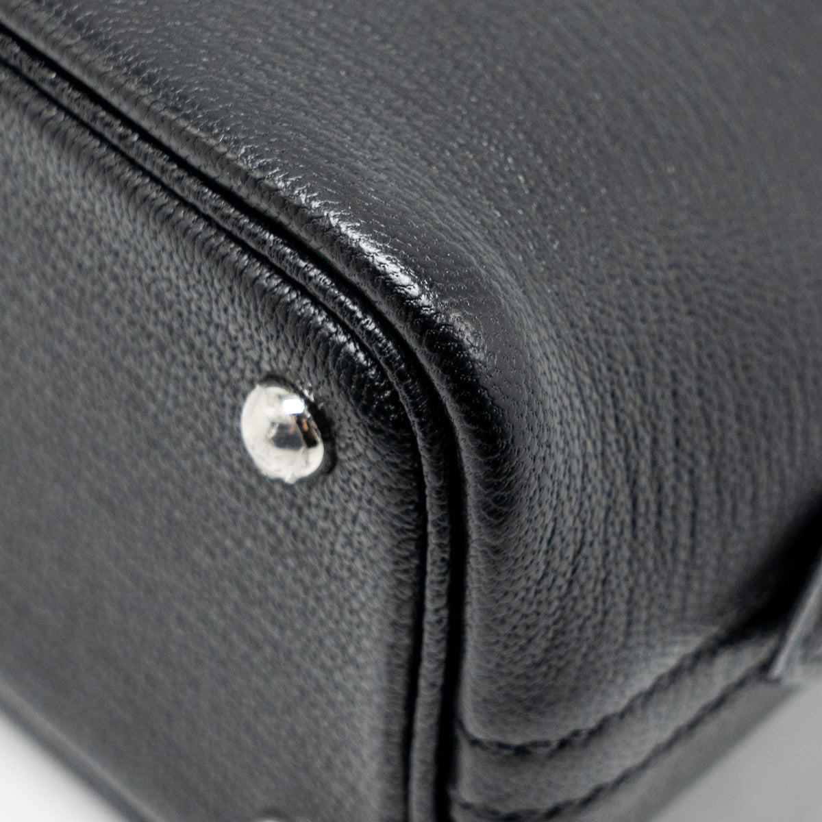 HERMES MINI BOLIDE CHÈVRE MYSORE BLACK SHW
