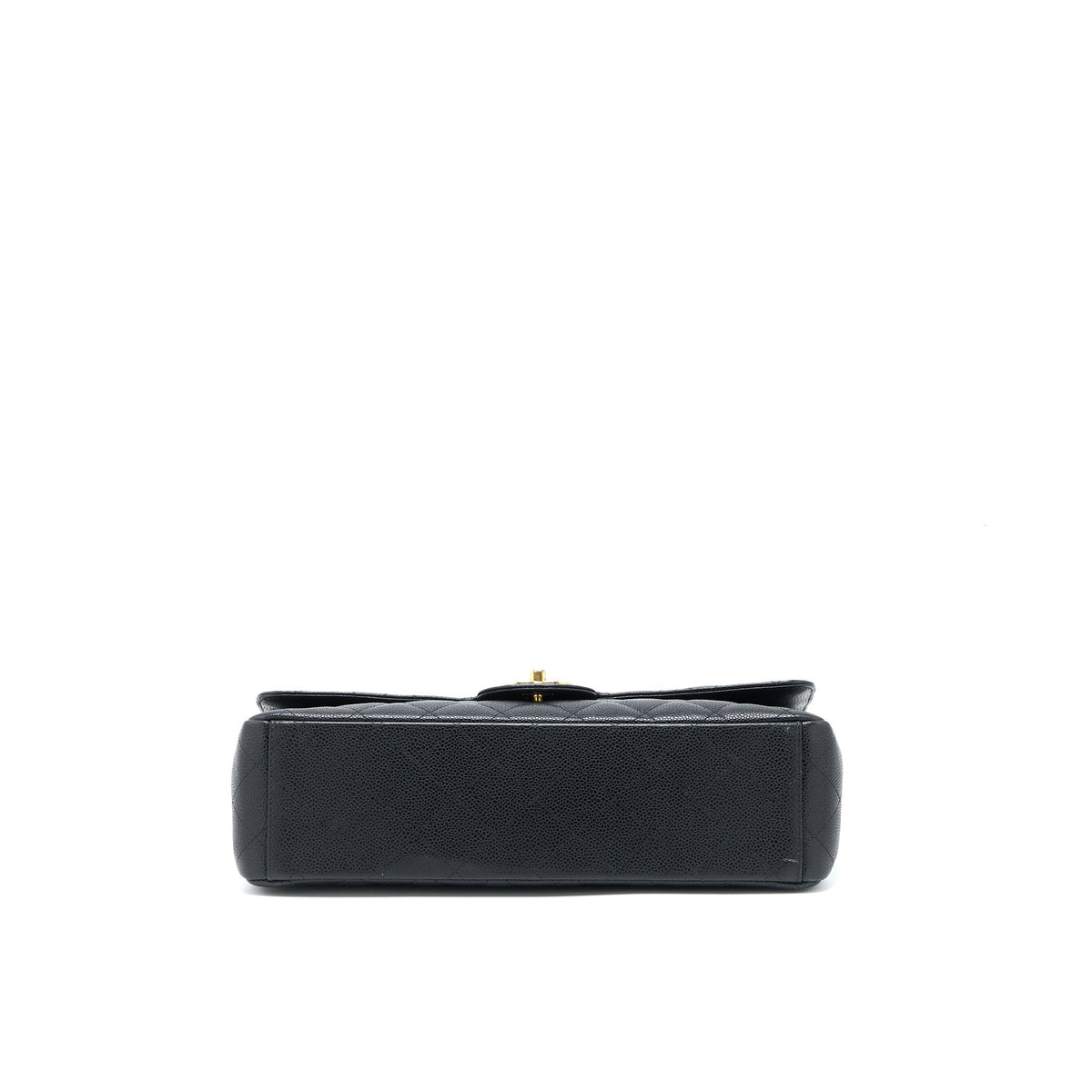CHANEL MAXI CLASSIC DOUBLE FLAP BAG CAVIAR BLACK GHW