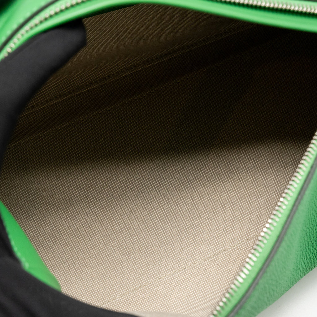 HERMES EMILE 30 BAG TOGO/SWIFT Bamboo SHW