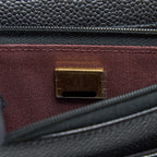 CHANEL CLASSIC WALLET ON CHAIN CAVIAR BLACK GHW (MICROCHIP)