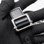DIOR SAFARI BAG WITH STRAP BLACK OBLIQUE JACQUARD SHW