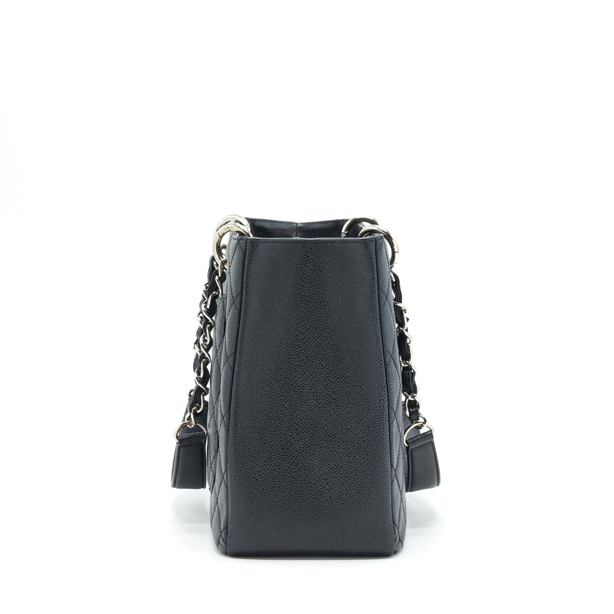 CHANEL GRAND SHOPPING TOTE GST CAVIAR BLACK SHW