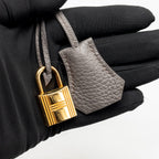 Hermes Birkin 25 Togo Gris Etain RGHW