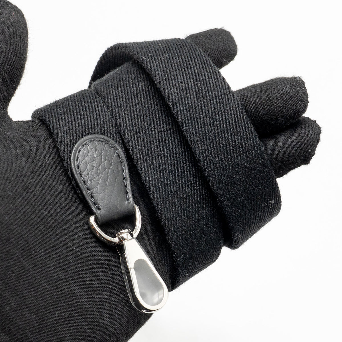 Hermes Mini Evelyne Clemence Black SHW
