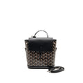 Goyard Mini Alpin backpack goyardline canvas / calfskin black SHW