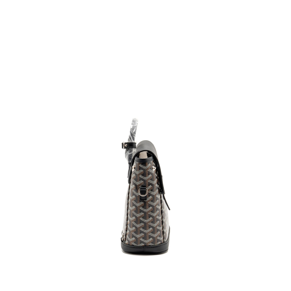 Goyard Mini Alpin backpack goyardline canvas / calfskin black SHW