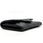 CHANEL CLASSIC FLAP CARD HOLDER LAMBSKIN BLACK SHW