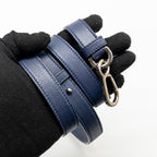 LOEWE SMALL PUZZLE BAG CALFSKIN NAVY SHW