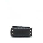 CHANEL 22P SMALL COCO HANDLE CAVIAR BLACK LGHW (MICROCHIP)