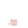 CHANEL 22C MINI VANITY WITH CHAIN CAVIAR PINK LGHW