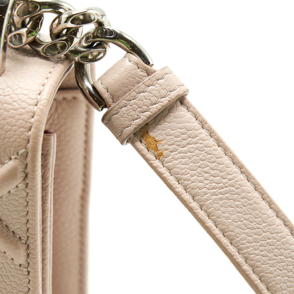 DIOR MEDIUM DIORAMA BAG GRAINED CALFSKIN BEIGE SHW