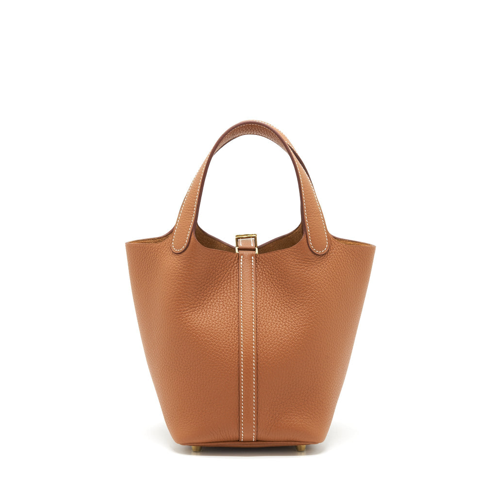 HERMES PICOTIN 18 CLEMENCE GOLD GHW