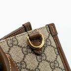 GUCCI GG SMALL TOTE BAG GG SUPREME CANVAS / BROWN GHW