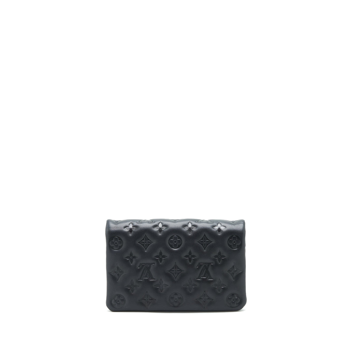 LOUIS VUITTON POCHETTE COUSSIN LAMBSKIN BLACK GHW