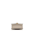 Gucci top handle mini Sylvie bag calfskin white GHW