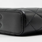 CHANEL SMALL VANITY CLUTCH WITH DETAIL CHAIN CAVIAR BLACK GHW (MICROCHIP)