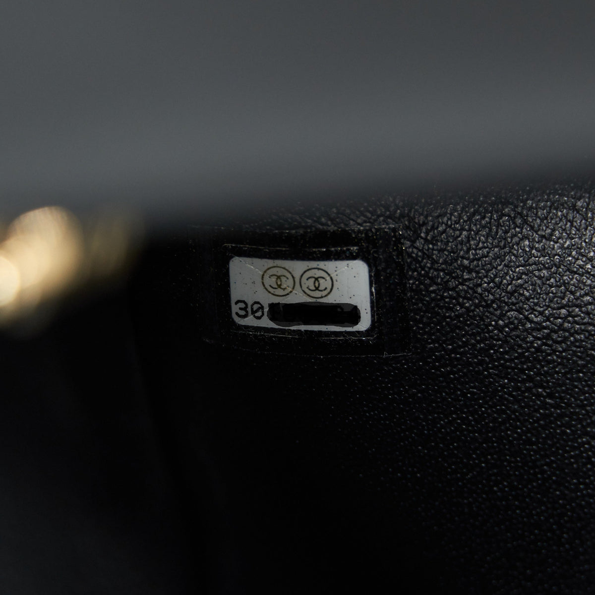 CHANEL SHINY LAMBSKIN FLAP BAG BLACK GHW
