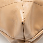 CHANEL LARGE 22 BAG SHINY CALFSKIN DARK BEIGE SHW (MICROCHIP)