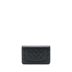 CHANEL CLASSIC WALLET ON CHAIN CAVIAR BLACK SHW