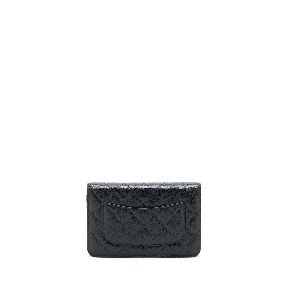 CHANEL CLASSIC WALLET ON CHAIN CAVIAR BLACK SHW