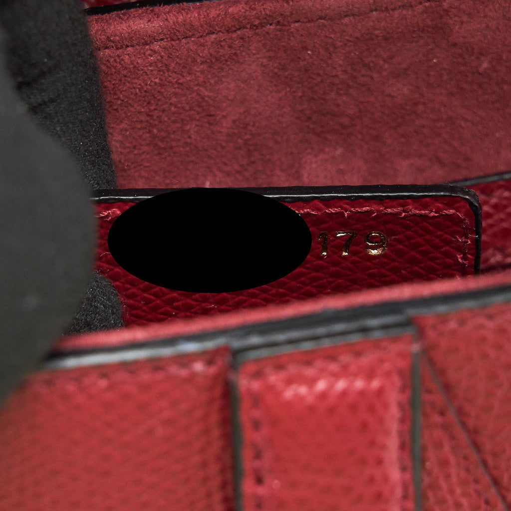 DIOR MEDIUM SADDLE BAG GRAINED CALFSKIN RED GHW