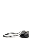Chanel Preppy Coco Clutch with Leather Strap Grained Shiny Calfskin Black GHW (Microchip)