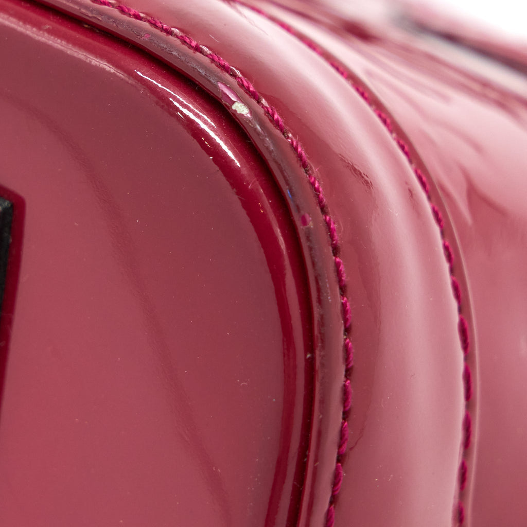 LOUIS VUITTON ALMA BB PATENT INDIAN ROSE GHW