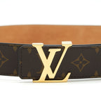 LOUIS VUITTON SIZE 95 BELT MONOGRAM GHW