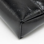 CHANEL MINI 31 CLUTCH WITH CHAIN SHINY LAMBSKIN BLACK LGHW (MICROCHIP)