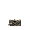 Dior 30 Montaigne East-West Bag with Chain Dior Oblique Jacquard/Calfskin Navy GHW