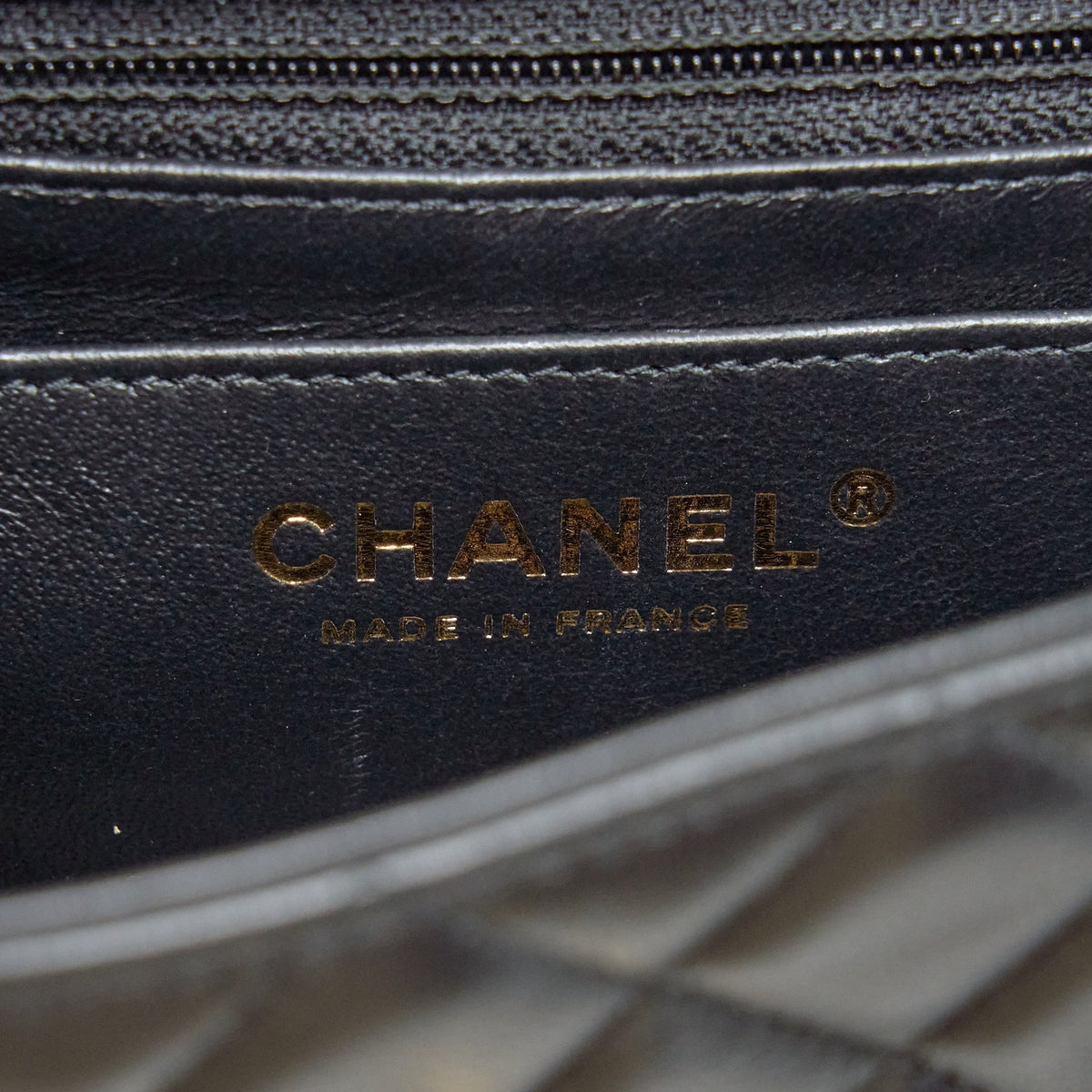 CHANEL MINI RECTANGULAR FLAP BAG WITH BAG CHARMS GIANT CHAINS LAMBSKIN BLACK GHW