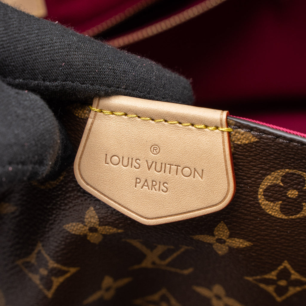 LOUIS VUITTON GRACEFUL MM MONOGRAM CANVAS/PIVOINE GHW (NEW VERSION)