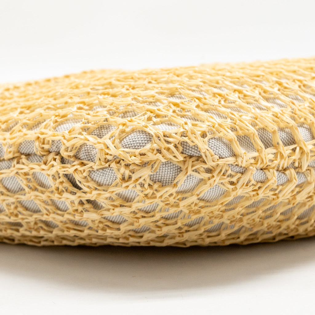 Miu Miu Ivy Bag Raffia-effect/Linen Natural