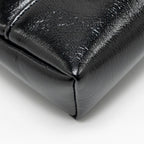 CHANEL MINI 31 CLUTCH WITH CHAIN SHINY LAMBSKIN BLACK LGHW (MICROCHIP)