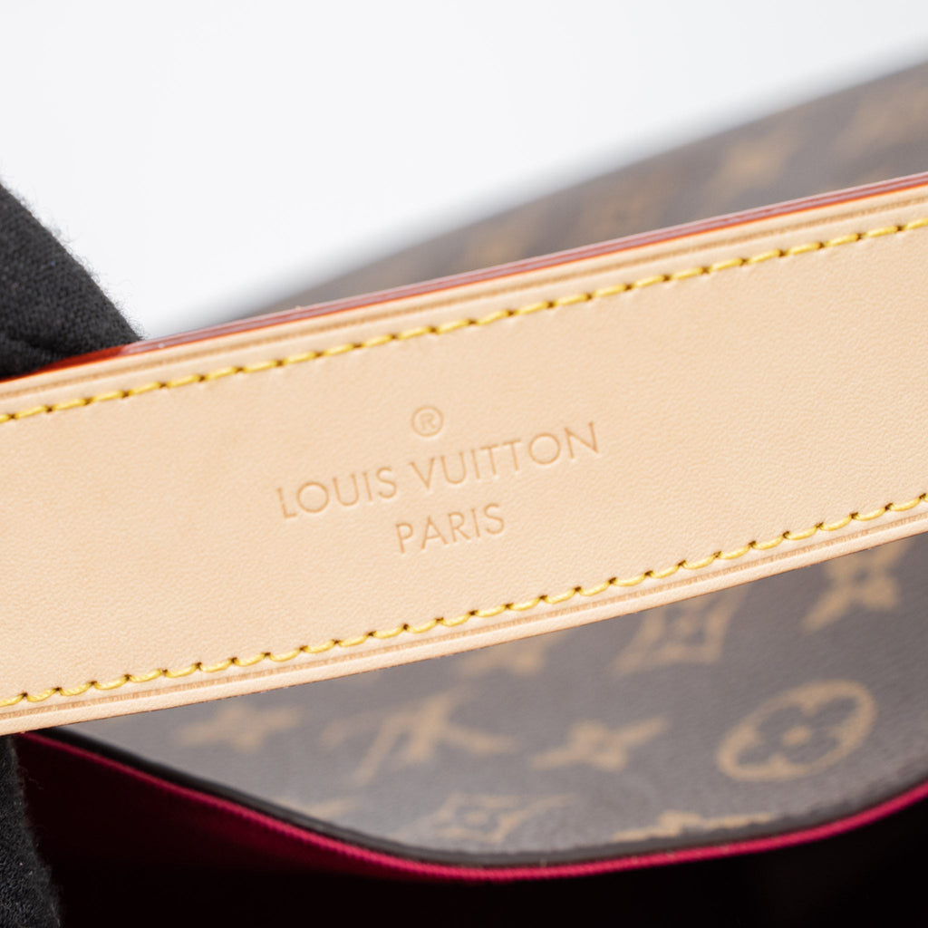 LOUIS VUITTON GRACEFUL MM MONOGRAM CANVAS/PIVOINE GHW (NEW VERSION)