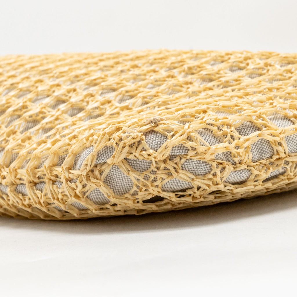 Miu Miu Ivy Bag Raffia-effect/Linen Natural