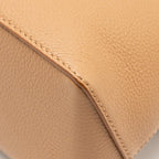 LOEWE MINI PUZZLE BAG SOFT GRAINED CALFSKIN TOFFEE GHW