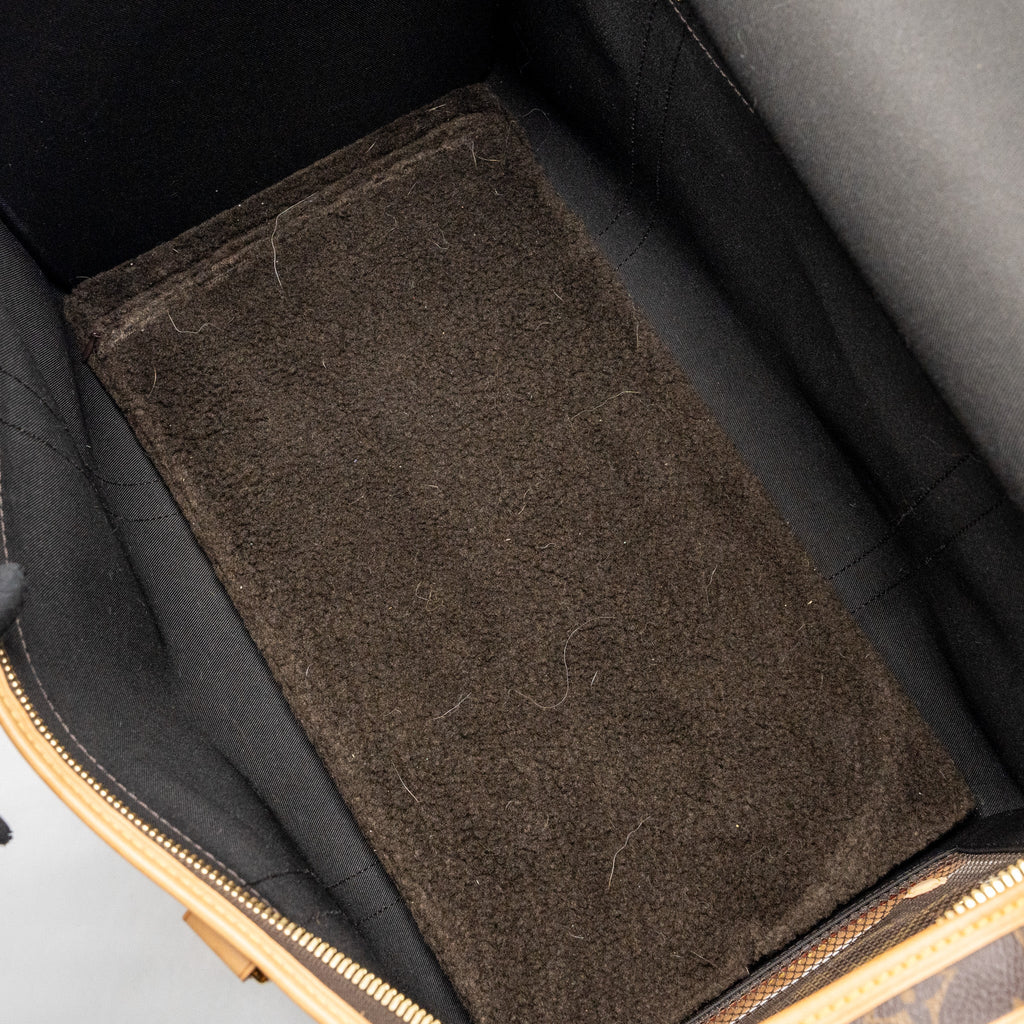 LOUIS VUITTON DOG BAG MONOGRAM CANVAS GHW