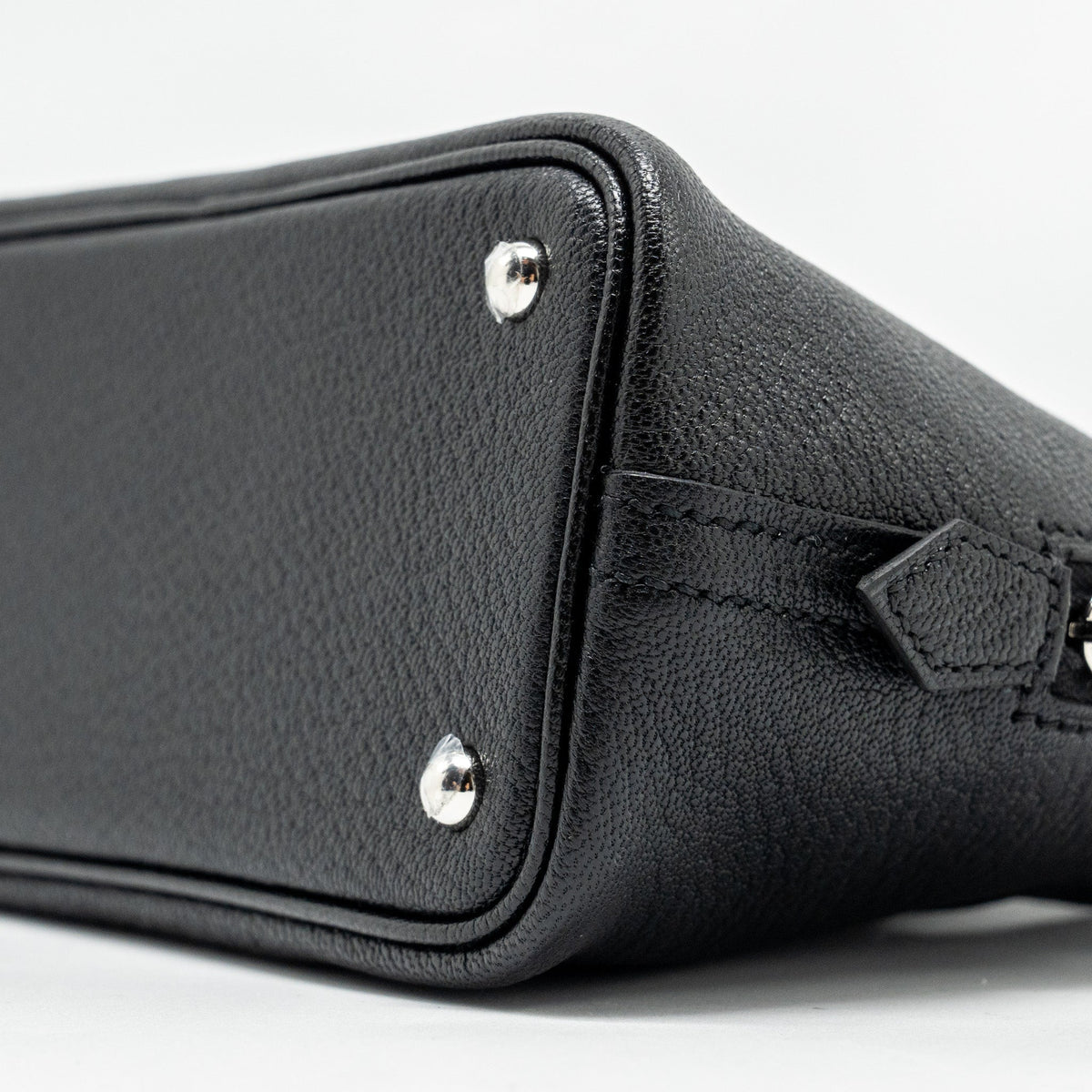 HERMES MINI BOLIDE CHEVRE MYSORE BLACK SHW