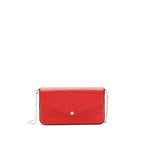 LOUIS VUITTON FELICIE POCHETTE RED SHW