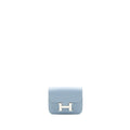 Hermes Constance Slim Evercolor J7 Blue Line SHW