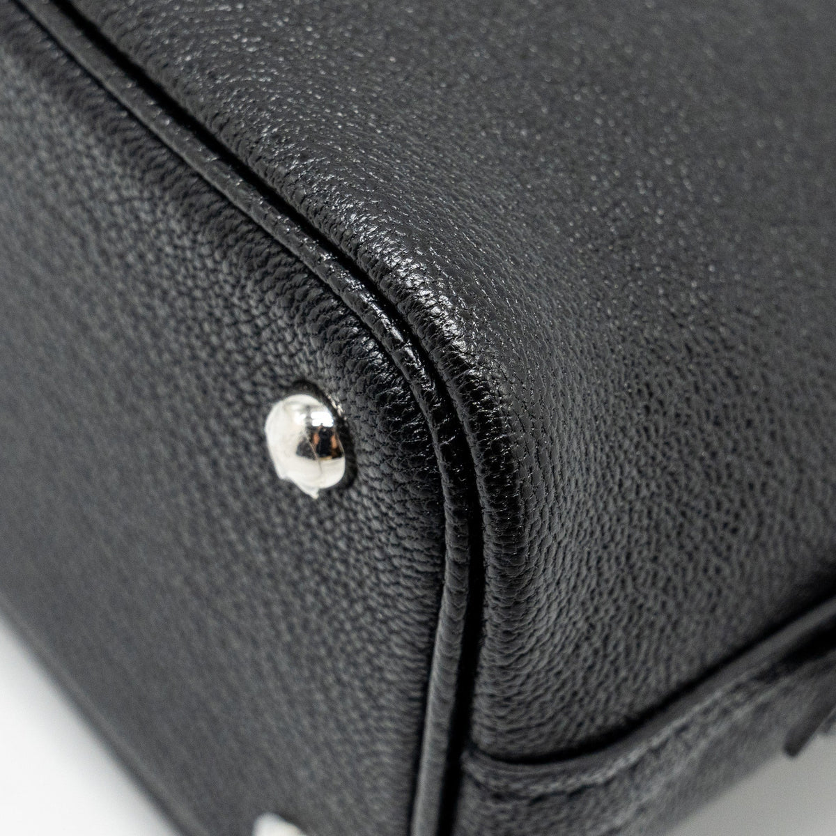 HERMES MINI BOLIDE CHEVRE MYSORE BLACK SHW