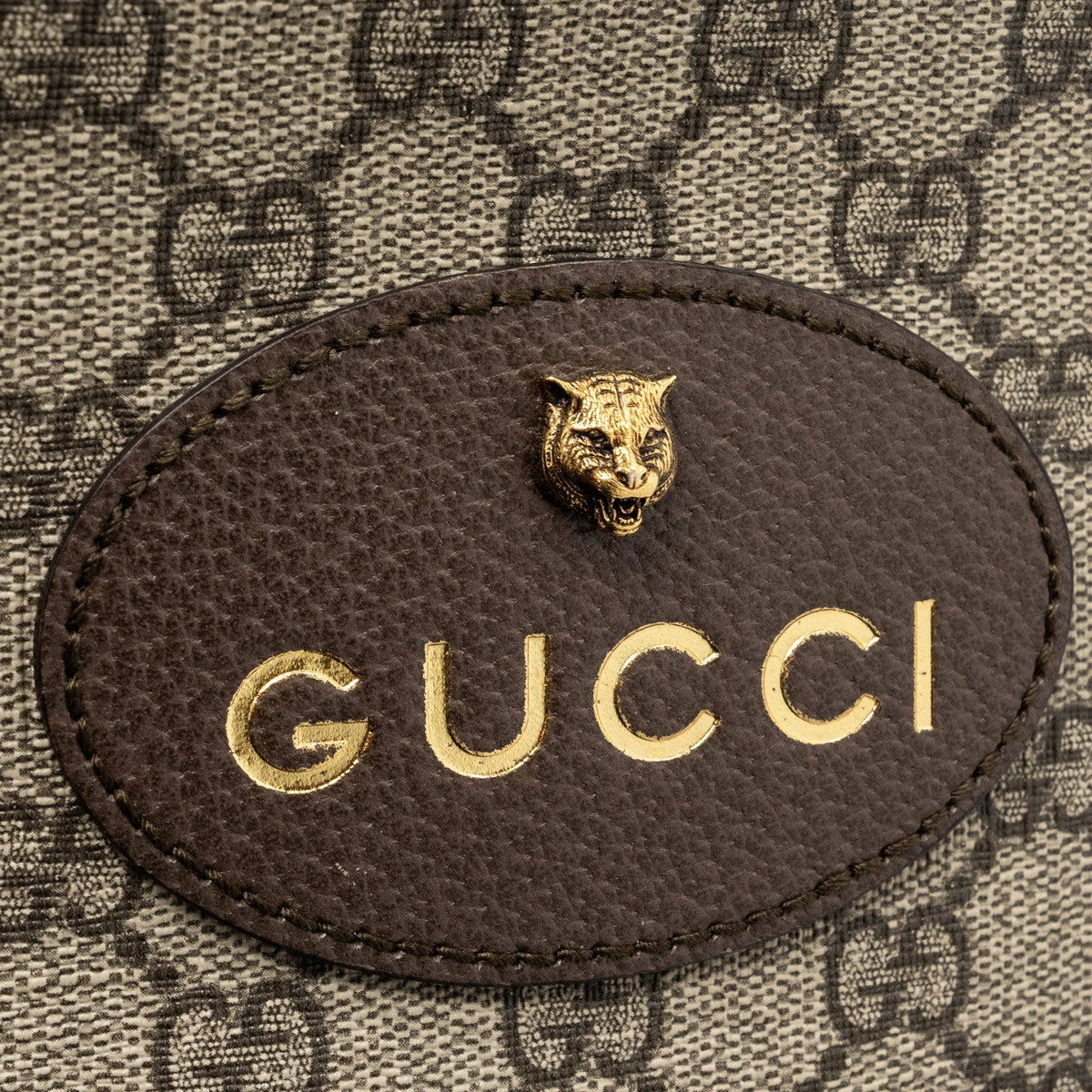 GUCCI CAMERA BAG GG SUPREME CANVAS BROWN/ MULTICOLOUR GHW
