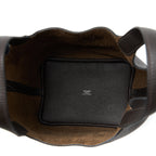 Hermes Picotin 18 Lock Bag Clemence Ebene SHW