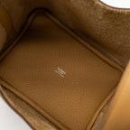 Hermes Picotin 18 Clemence Biscuit SHW