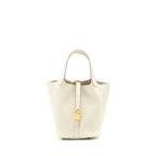 HERMES PICOTIN 18 LOCK BAG CLEMENCE BENTON GHW