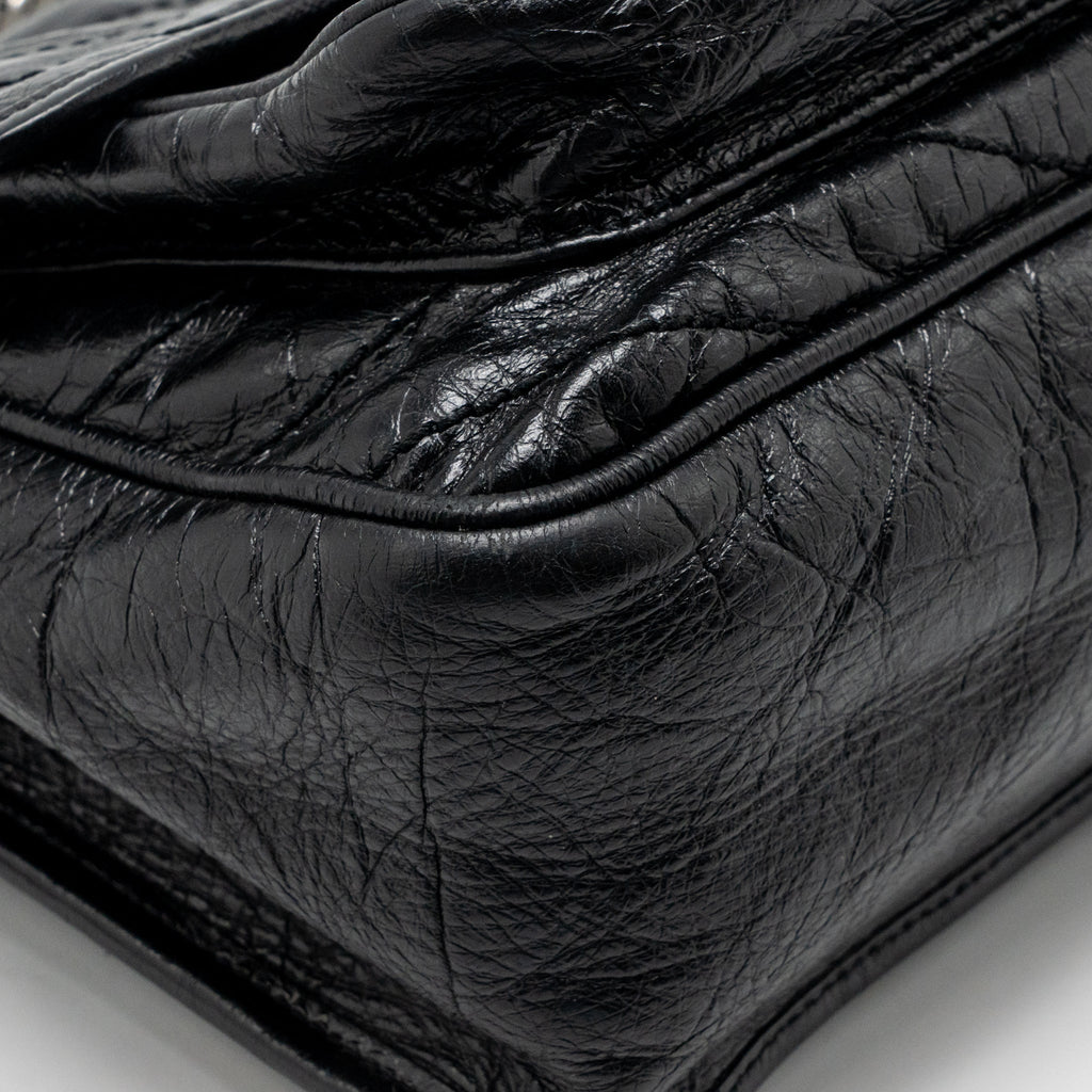 Saint Laurent medium Nikki bag calfskin black SHW