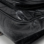 Saint Laurent medium Nikki bag calfskin black SHW