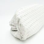 BOTTEGA VENETA INTRECCIATO POUCH IN WHITE