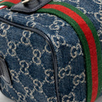 Gucci Mini GG Handbag Denim Blue/White LGHW